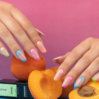 french inversa colorata arcobaleno